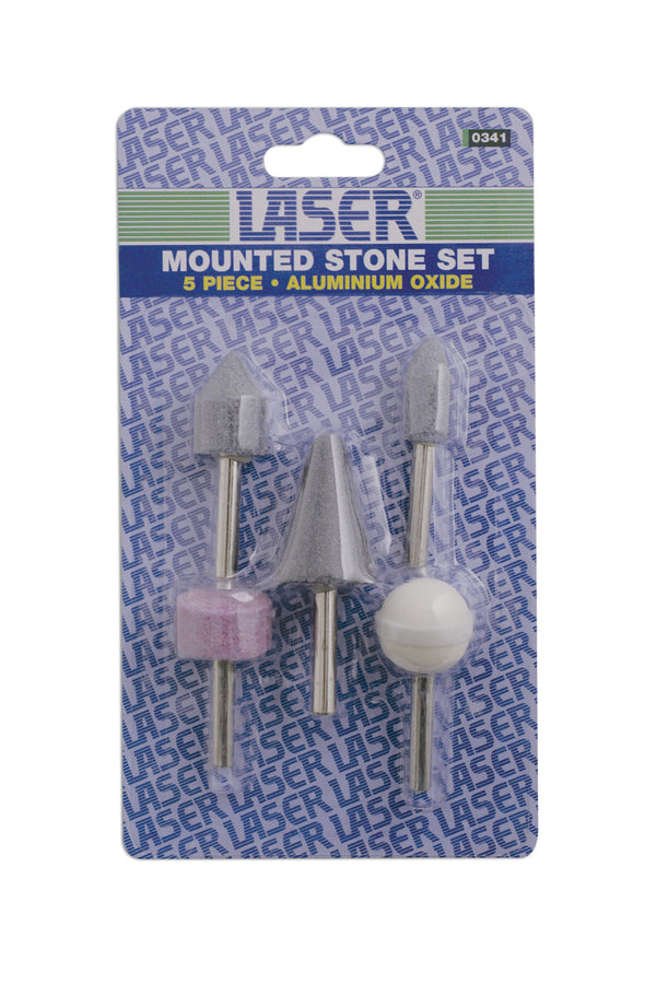 Mounted Stone Set 5pc 0341