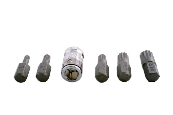 Spline Bit Set 6pc 0592
