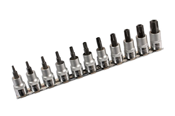 Tamperproof Star Socket Bit Set 3/8