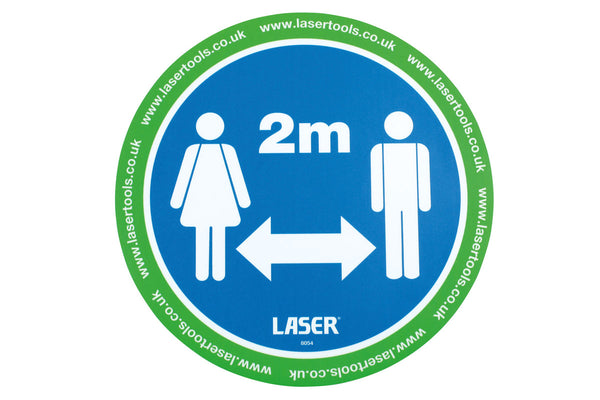 Laser Tools Floor Sticker 2m Distancing 61701