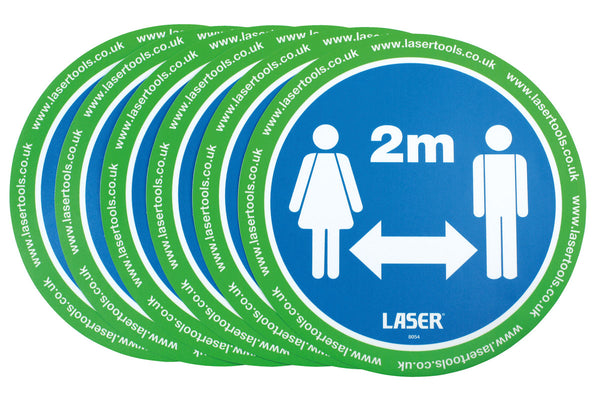Laser Tools Floor Sticker 2m Distancing 61701