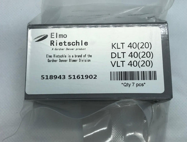518943 - Replacement Carbon Vane for Rietschle - Set of 7 - Machine Spares Shop
