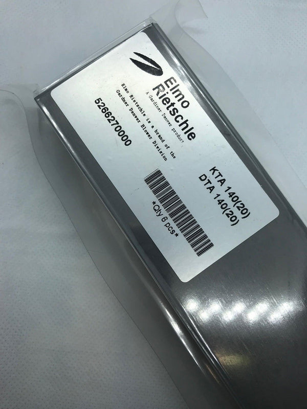 526627 - Replacement Carbon Vane for Rietschle - Set of 6 - 260-52-5mm - Machine Spares Shop