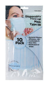 Disposal Medical Face Covering - Type IIR - Pack of 10