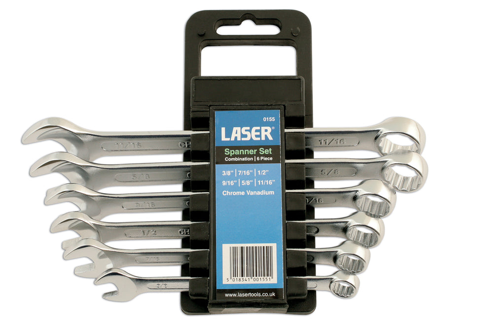 AF Combination Spanner Set 3/8" - 11/16" 0155
