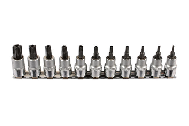 Tamperproof Star Socket Bit Set 3/8"D 11pc 6068