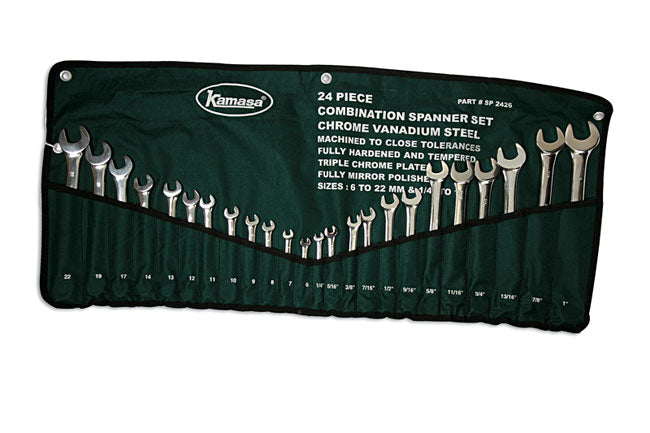 Combination Spanner Set 24pc SP2426