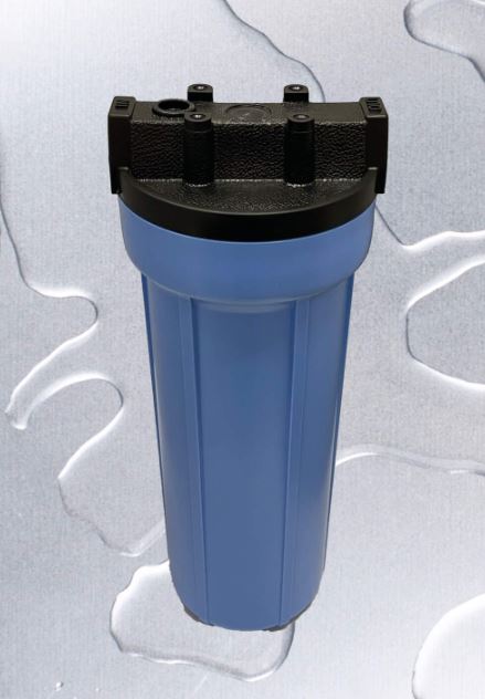 NO10SLBL1/4WO/PRBT : PENTAIR NO10 Slimline Blue Housing 1/4" Without Pressure Release
