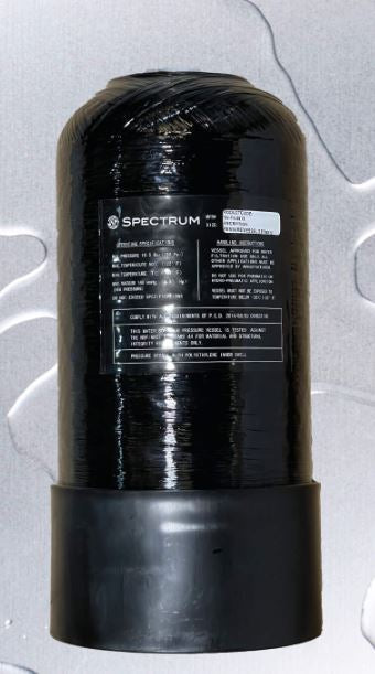 SPECTRUM Fibre Glass Black Pressure Vessel 6"x18"