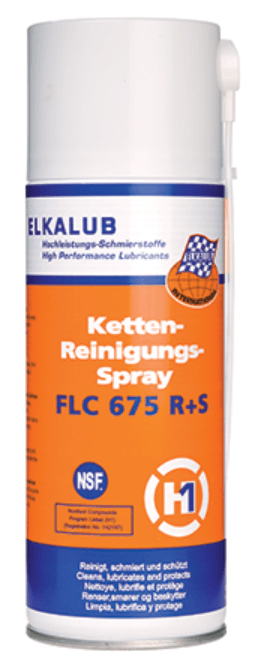 ELKALUB FLC 675 R+S H1 Chain Cleaning Spray 400ml - Machine Spares Shop