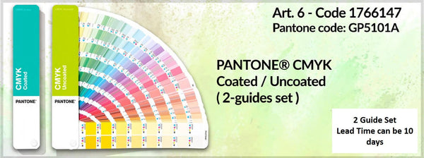 Pantone CMYK Coated/Uncoated 2 Guide Set - GP5101A - Machine Spares Shop